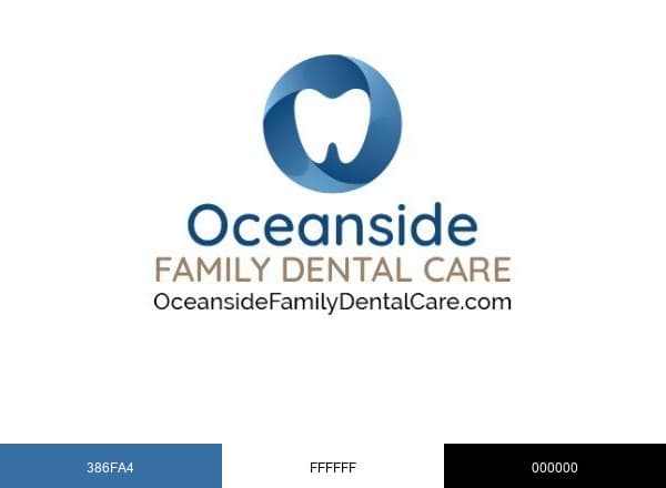 Oceanside Dental brand color palette