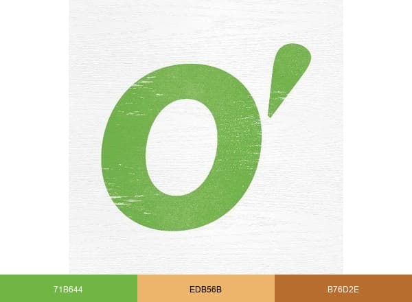 O'Charley's brand color palette