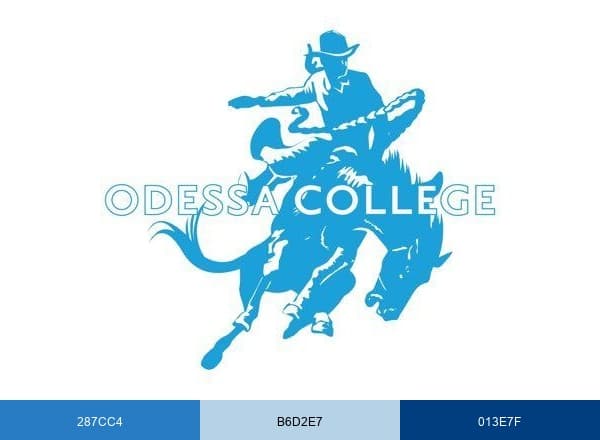 Odessa College brand color palette