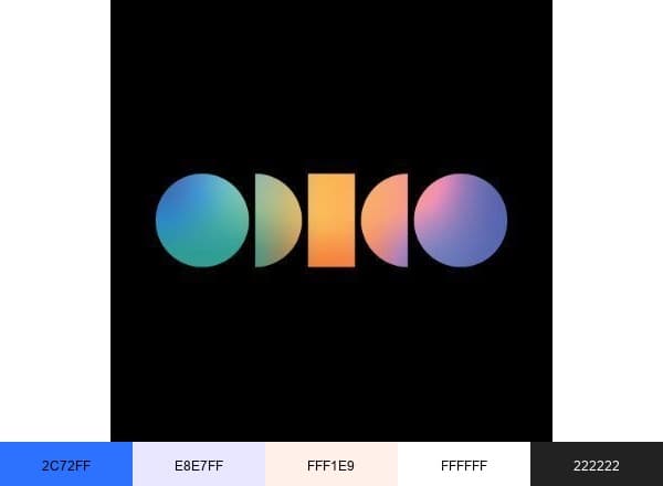 Odido brand color palette