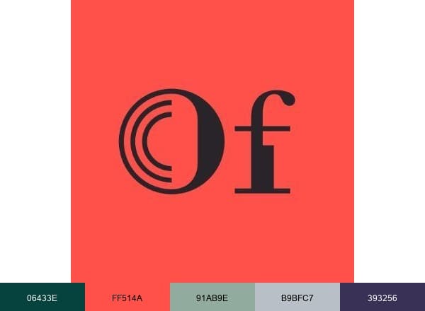 Oslo Philharmonic brand color palette