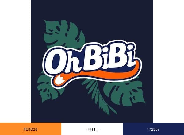 Oh BiBi brand color palette