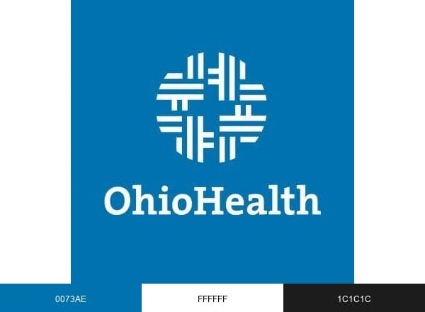 OhioHealth brand color palette
