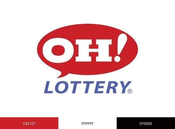 Ohio Lottery brand color palette