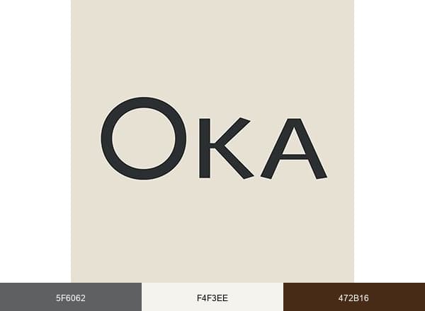 Oka brand color palette