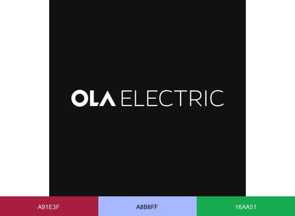 Ola Electric brand color palette