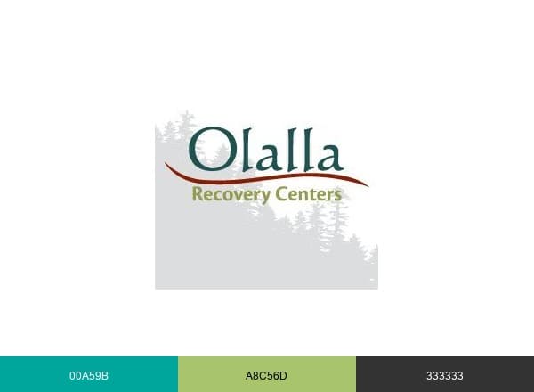 Olalla Recovery Centers brand color palette