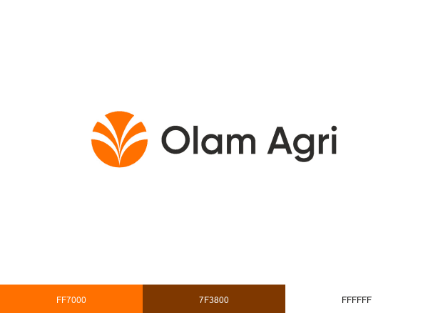 Olam Agri brand color palette