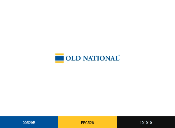 Old National Bank brand color palette