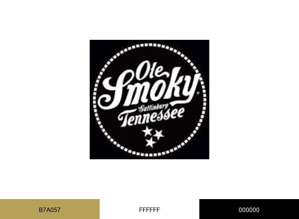 Ole Smoky Distillery brand color palette
