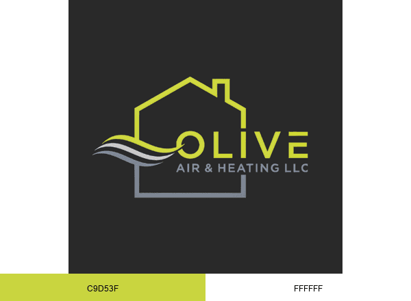 Olive Air & Heating LLC brand color palette