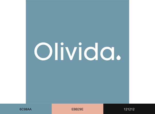 Olivida brand color palette