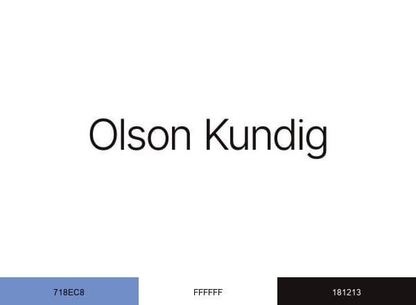 Olson Kundig brand color palette
