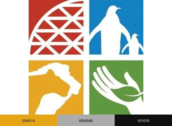 Omaha's Zoo brand color palette