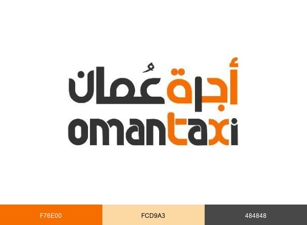 OmanTaxi أجرة عُمان brand color palette