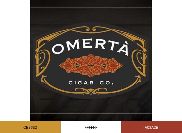 Omerta Cigar brand color palette