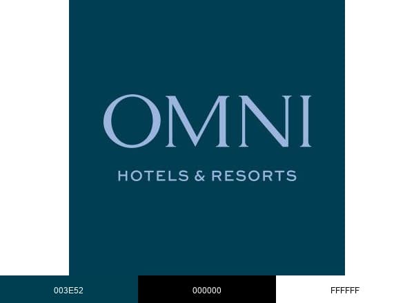 Omni Hotels & Resorts brand color palette