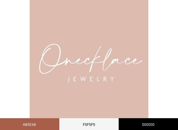 Onecklace brand color palette