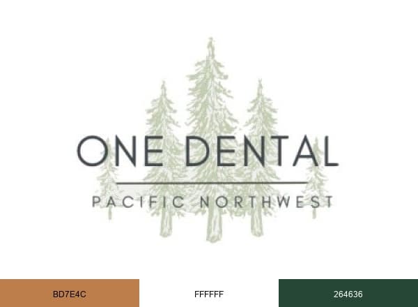 One Dental Office brand color palette