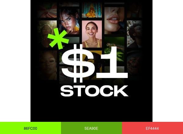 OneDollarStock™ brand color palette