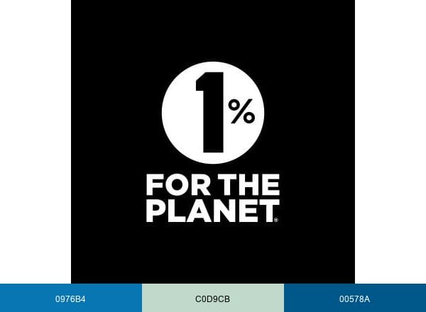1% for the Planet brand color palette
