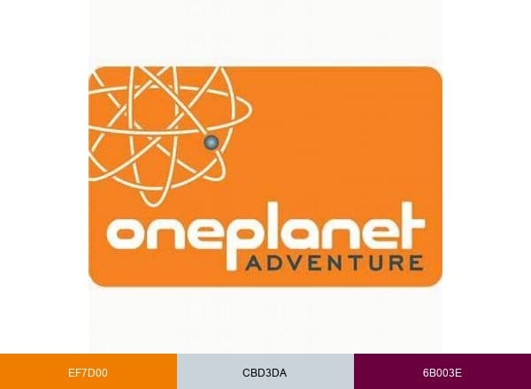 Oneplanet Adventure brand color palette