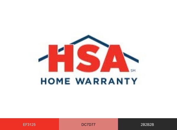 HSA Home Warranty brand color palette
