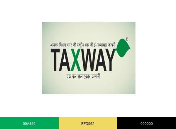 Taxway Group brand color palette