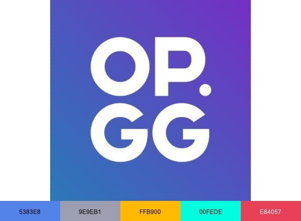 OP.GG brand color palette