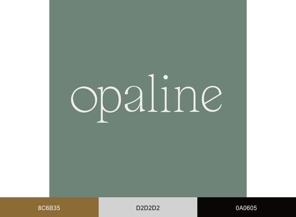 Opaline Interiors Studio brand color palette