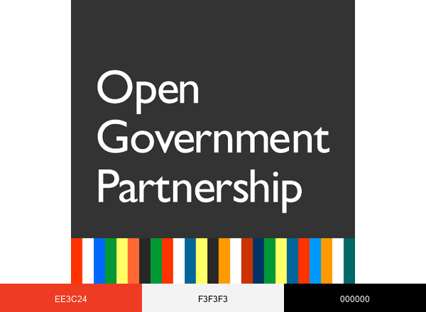 Open Gov Partnership brand color palette