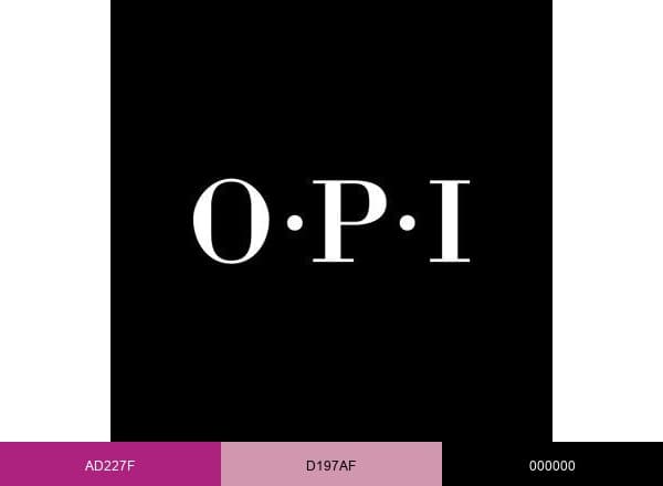 OPI brand color palette