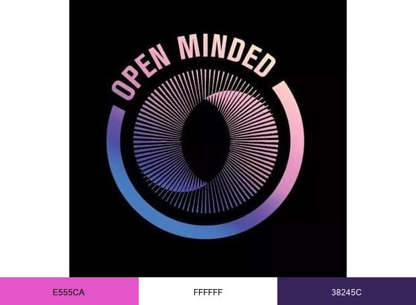 Open Minded brand color palette