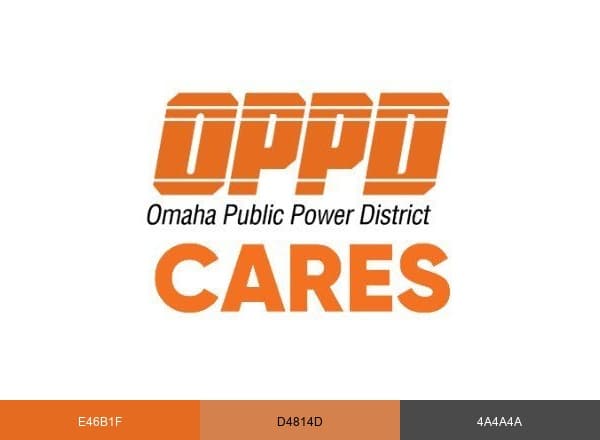 OPPDCares brand color palette