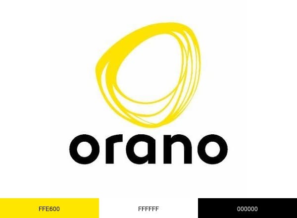 Orano brand color palette
