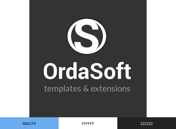 Ordasoft brand color palette