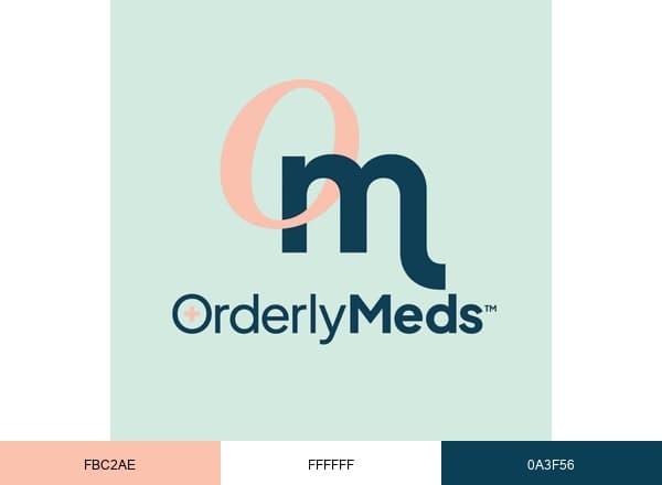 OrderlyMeds brand color palette