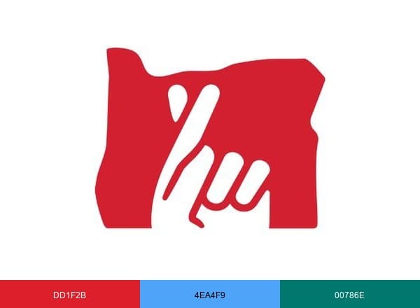 Oregon Lottery brand color palette