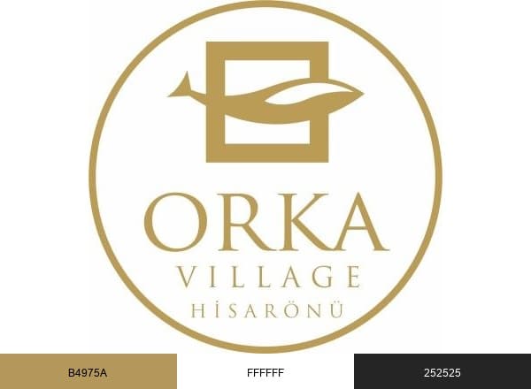 Orka Village Hisarönü brand color palette