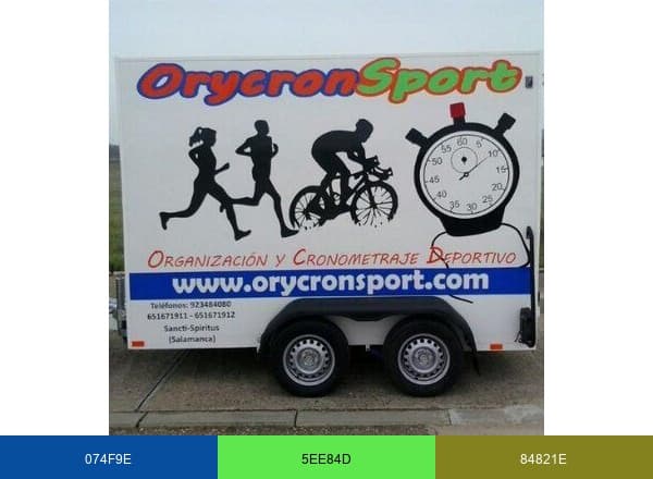 Orycronsport brand color palette
