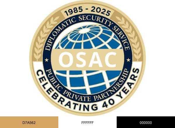 OSAC brand color palette