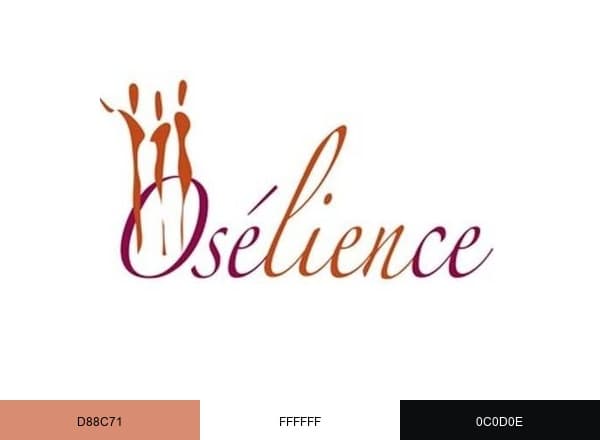 Osélience brand color palette