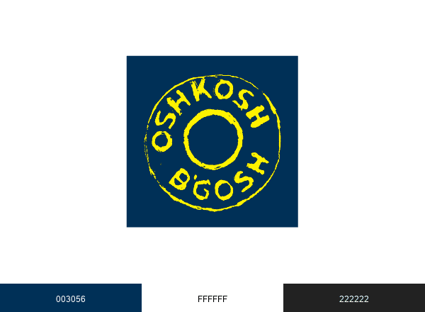 OshKosh B'Gosh brand color palette