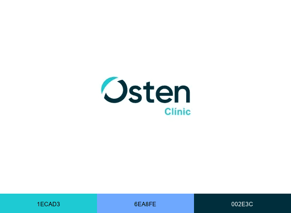 Clínica Osten brand color palette