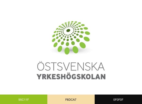 Östsvenska Yrkeshögskolan brand color palette