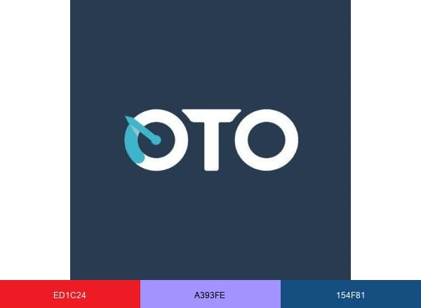 The Official Oto brand color palette