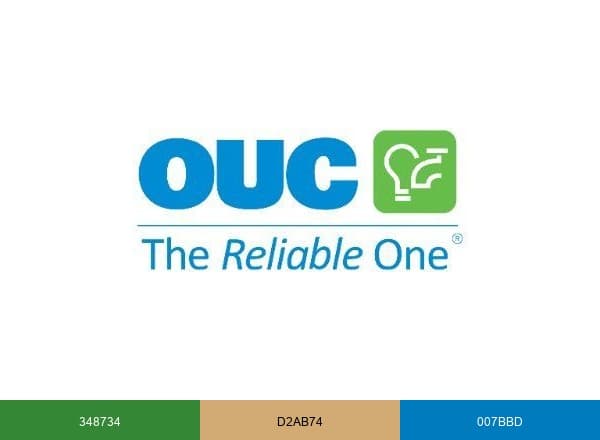 Orlando Utilities Commission brand color palette
