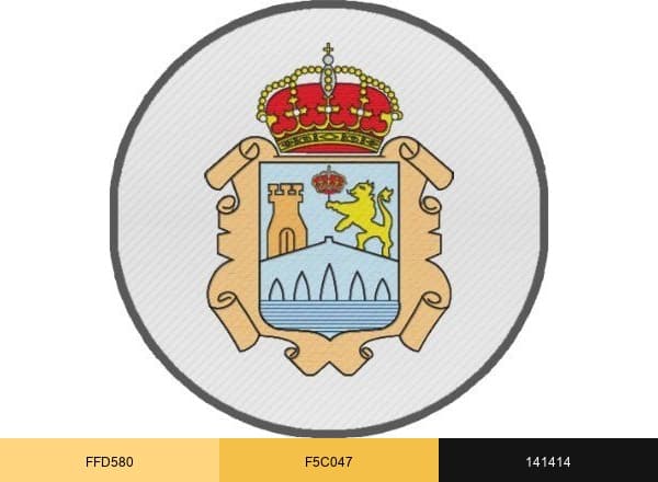 Concello de Ourense brand color palette