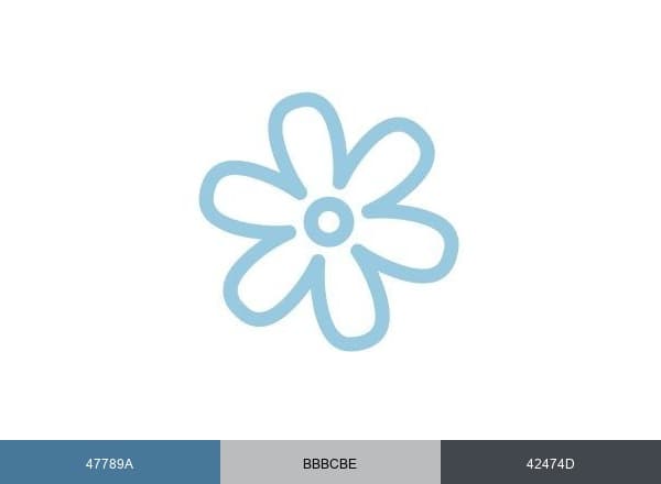 Our Family Friend brand color palette