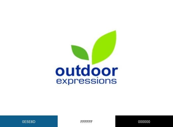 Outdoor Expressions Landscaping brand color palette